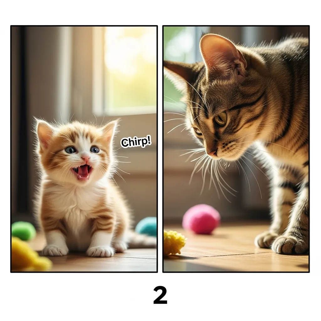 How Many Sounds Can a Cat Make 7 Kitten sound evolution: squeak to meow to trill – kitten sounds explained