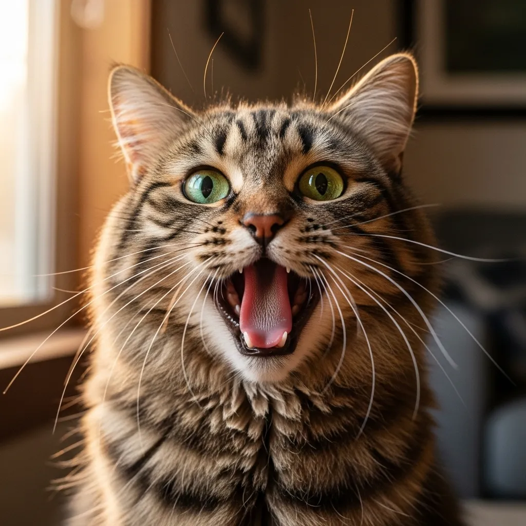 Tabby cat meowing at owner in the morning – why does my cat talk to me so much?