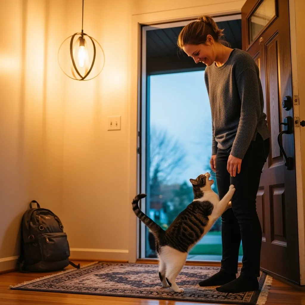 Cat trills and headbutts – signs your cat loves you