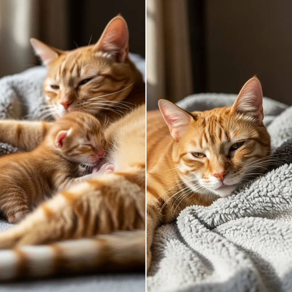Early weaning in kittens leads to adult cat suckling on blanket