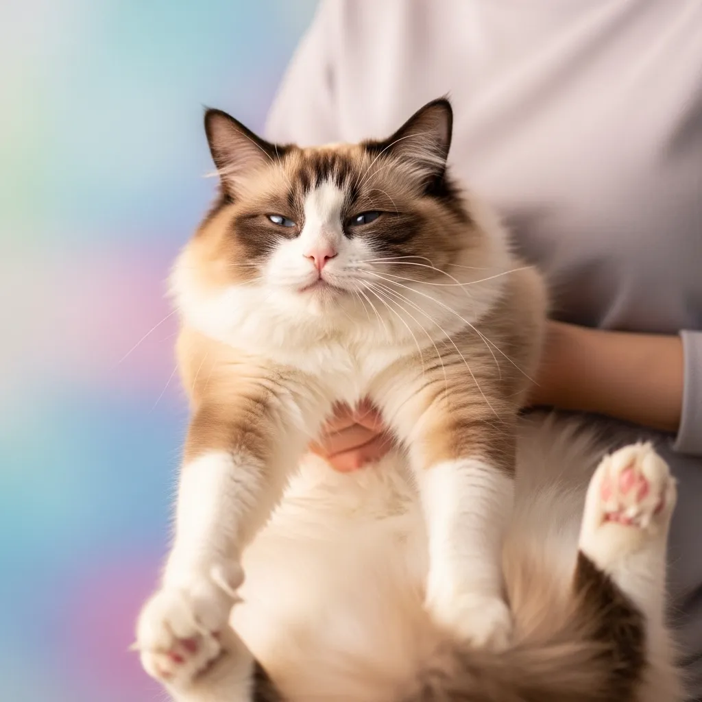 Ragdoll Romance meme - when bae says hold me - cute cat memes 2025