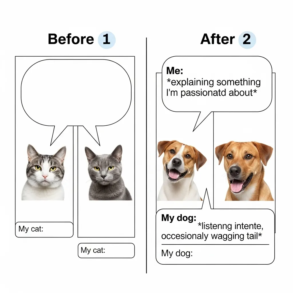 How to make cat vs dog memes – step-by-step visual guide