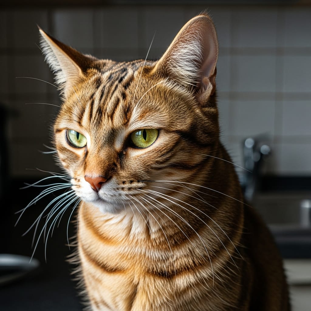 Cat Attitude Memes 1 Funny cat giving side-eye with attitude โ perfect sassy cat meme material ๐ผ