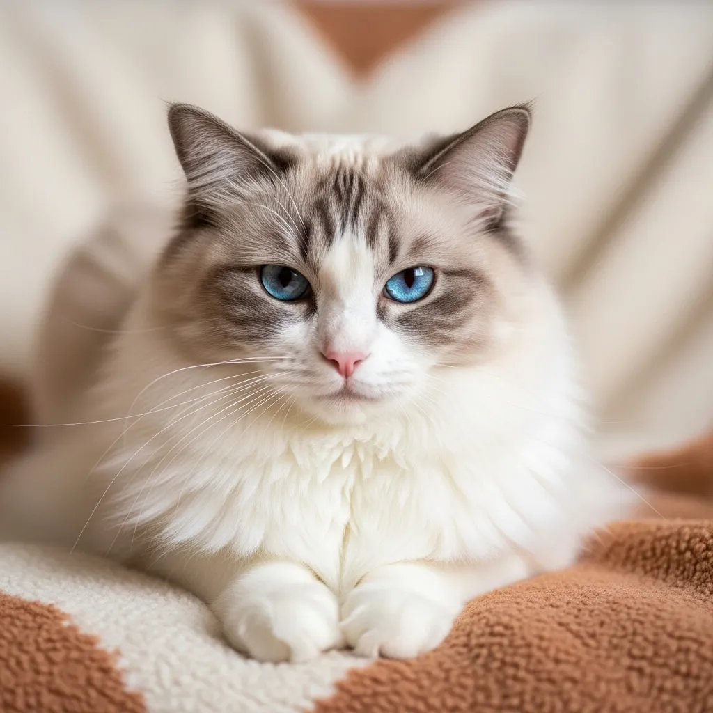 Cat Attitude Memes 4 Ragdoll cat loafing with โdonโt touch meโ attitude โ sassy cat meme gold ๐ผ