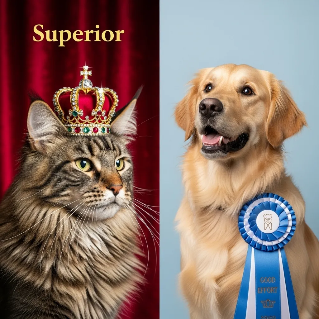 cat vs dog memes showdown – cat meme culture wins for viral pet humour