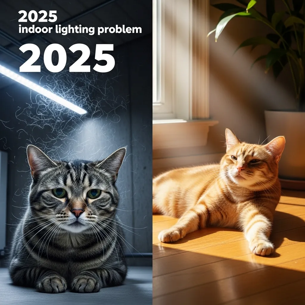 why cats shed so much 2025 – indoor LED lights trigger endless shedding
