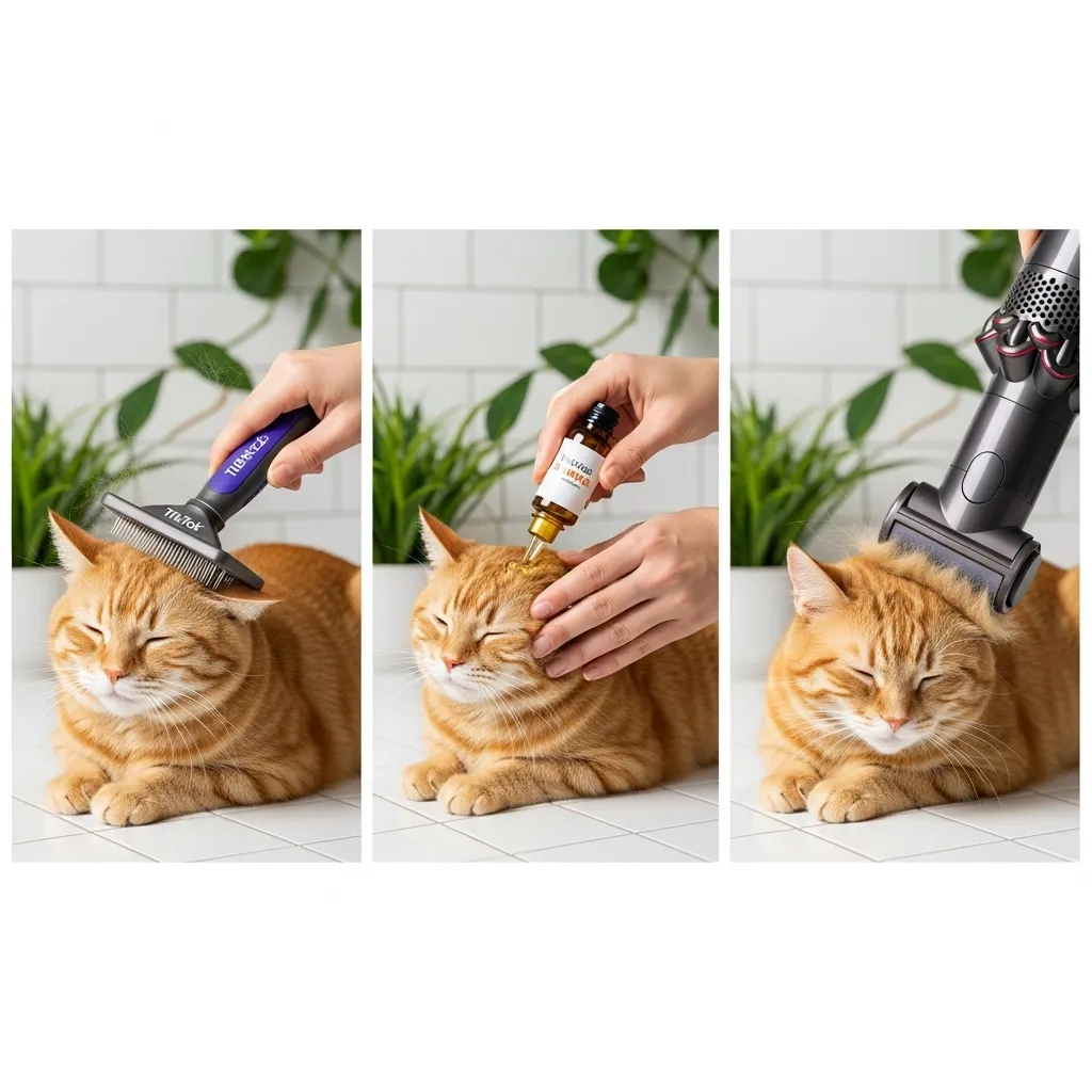 7 minute cat grooming routine for massive shedding reduction 2025
