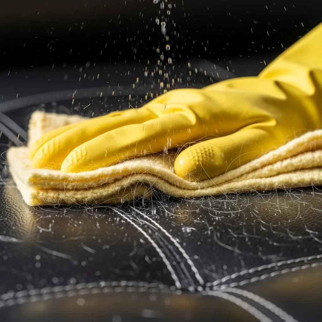 rubber glove cat hair removal hack that beats lint rollers 2025