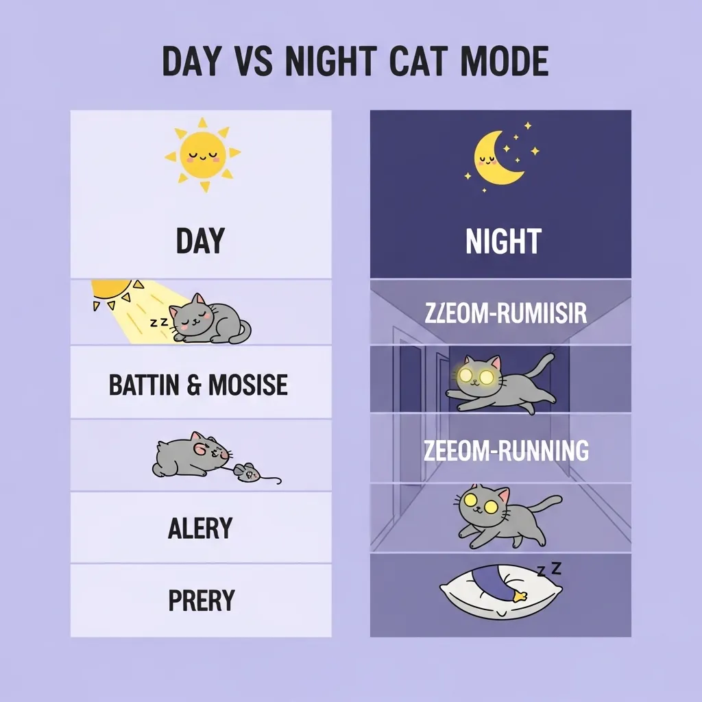 day vs night cat behavior comparison – why cats are affectionate at night