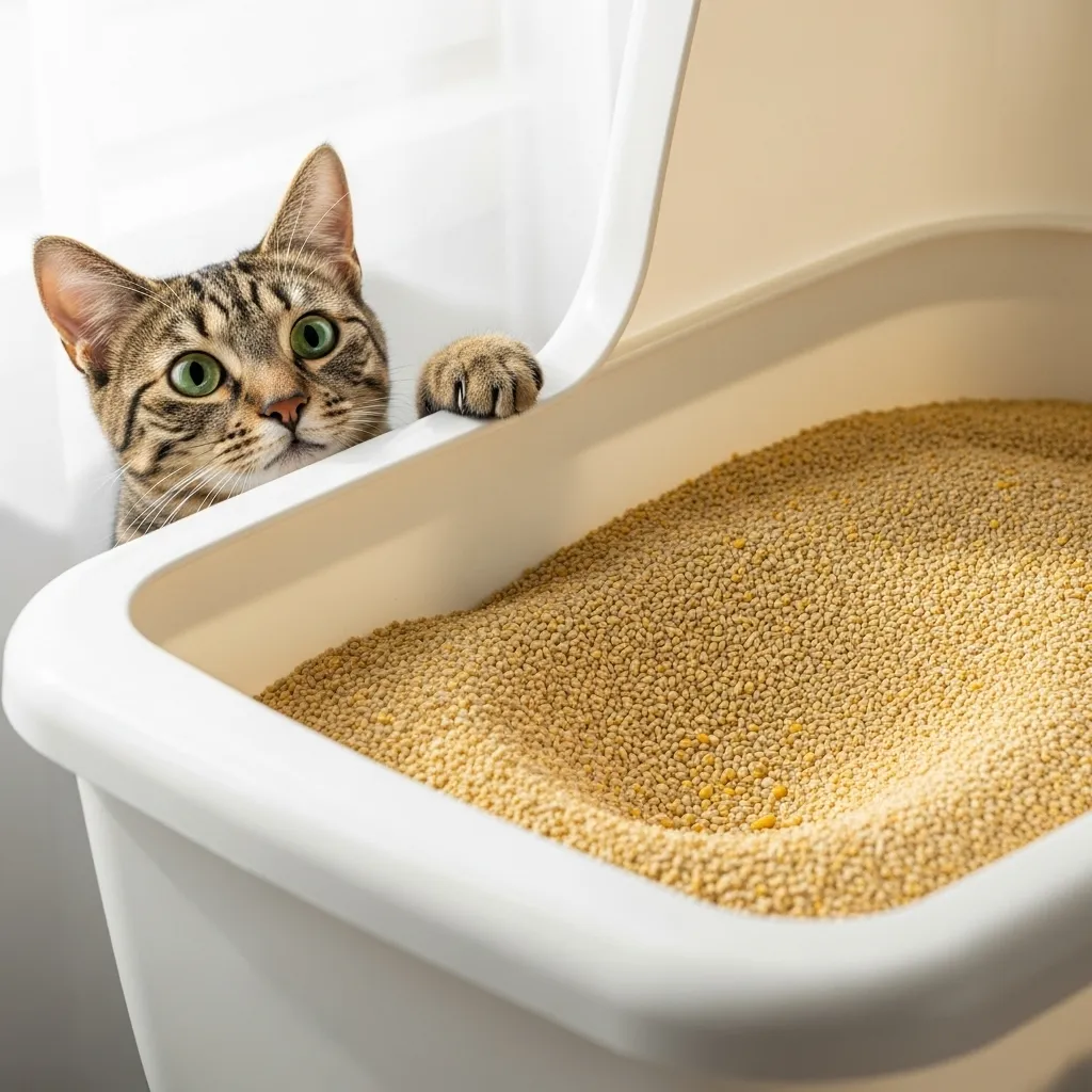 How Long Does Cat Litter Last 1 Clean litter box with natural clumping litter that lasts up to 28 days – Cat Bloom Haven 2025”