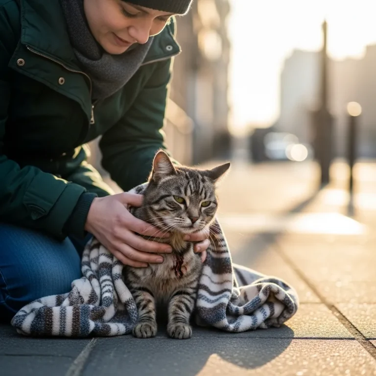 Injured Stray Cat Help