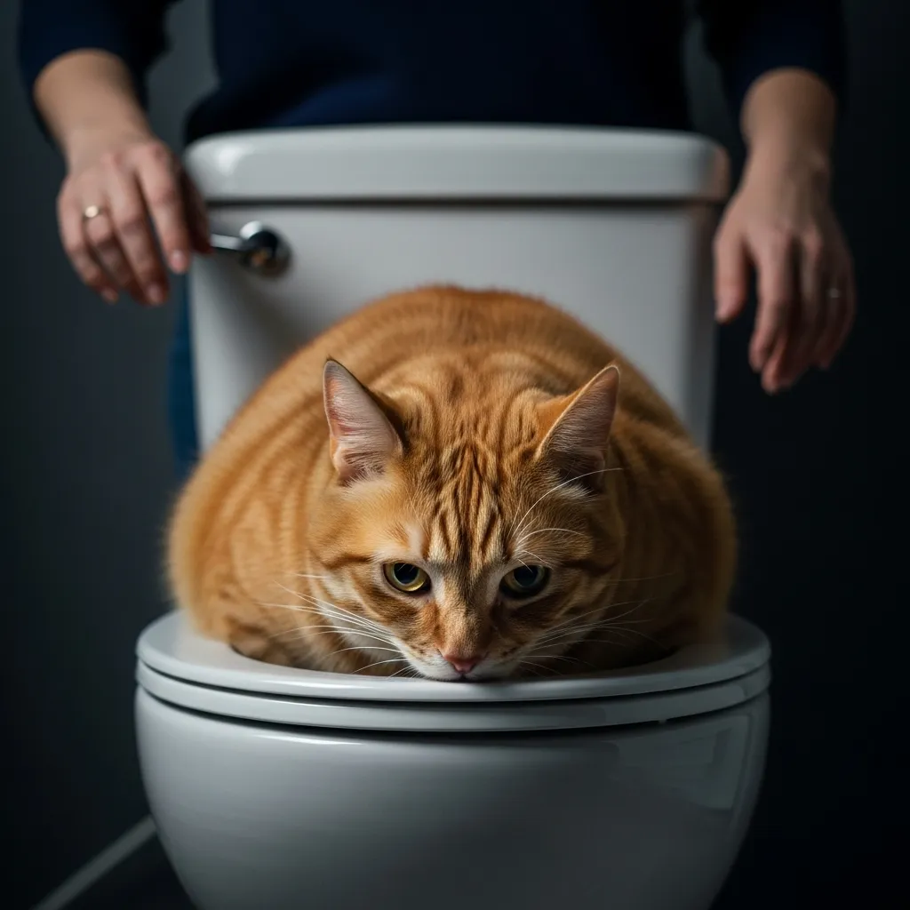 Overweight cat drinking excessively  classic early sign of diabetes in cats