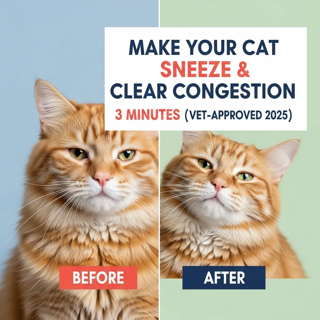 How to make a cat sneeze to clear stuffy nose  2025 natural remedies that work fast