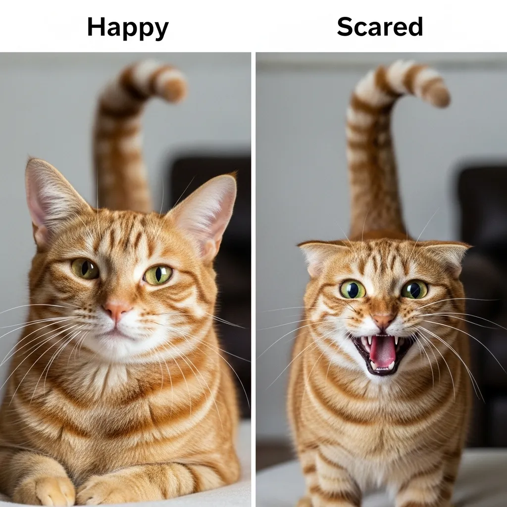 How to read cat body language – happy vs. scared signals