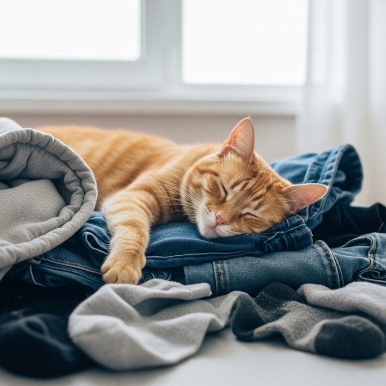 Why Does My Cat Lay on My Clothes
