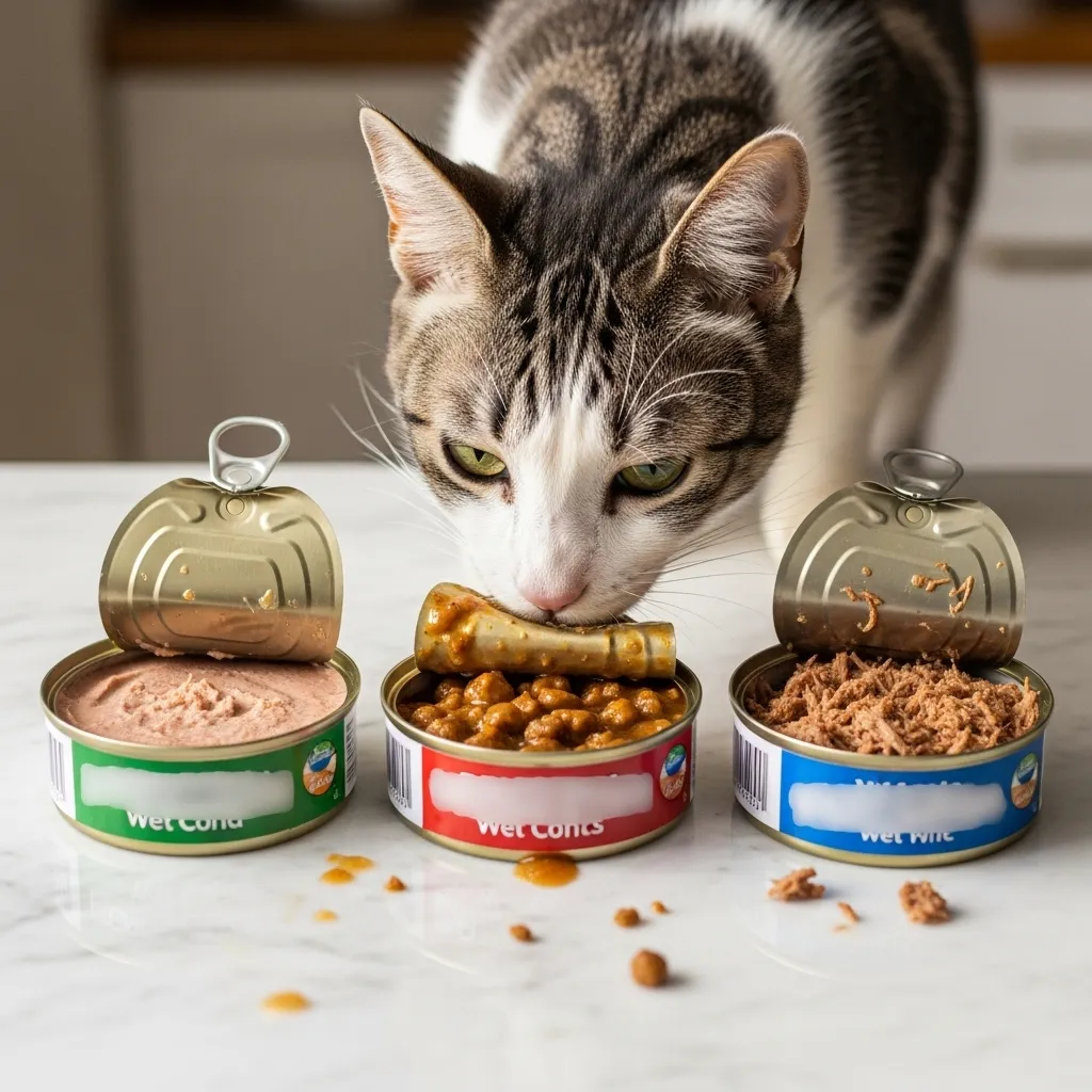 high-protein wet cat food options for senior cats