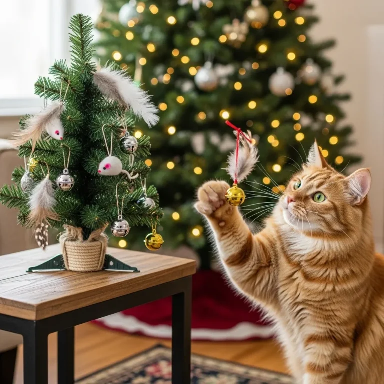 How to Keep Your Cat Away from Christmas Tree