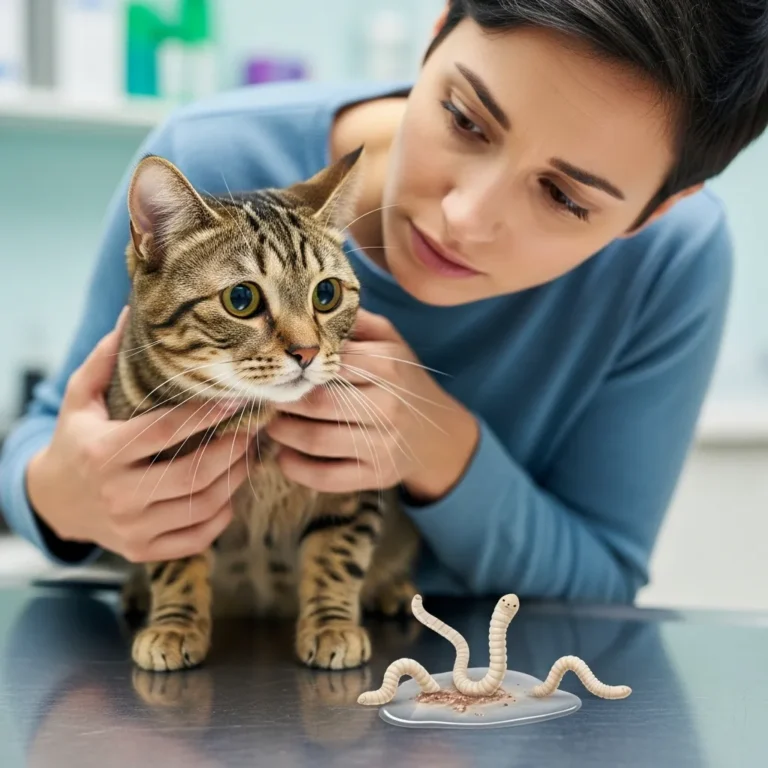 Cat Threw Up Worms