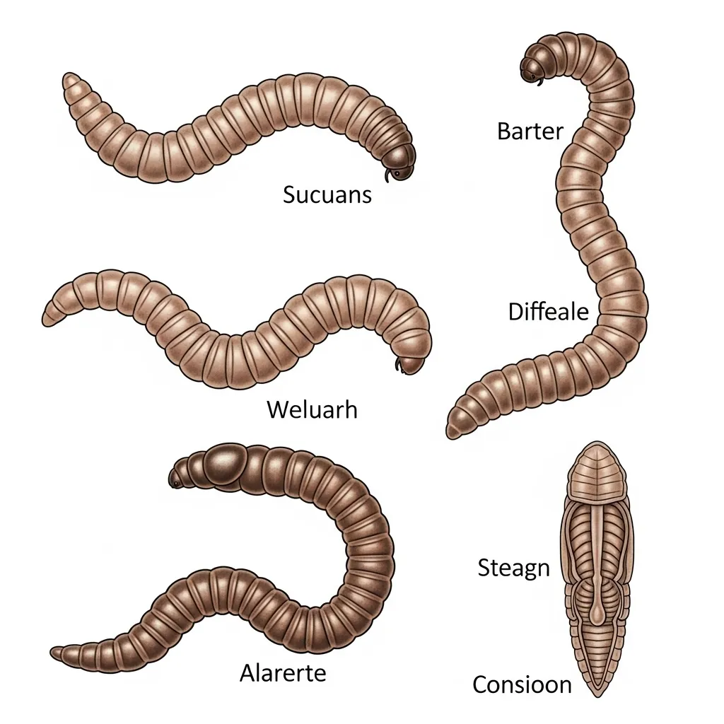 Visual guide to types of worms in cats: roundworms, tapeworms, hookworms