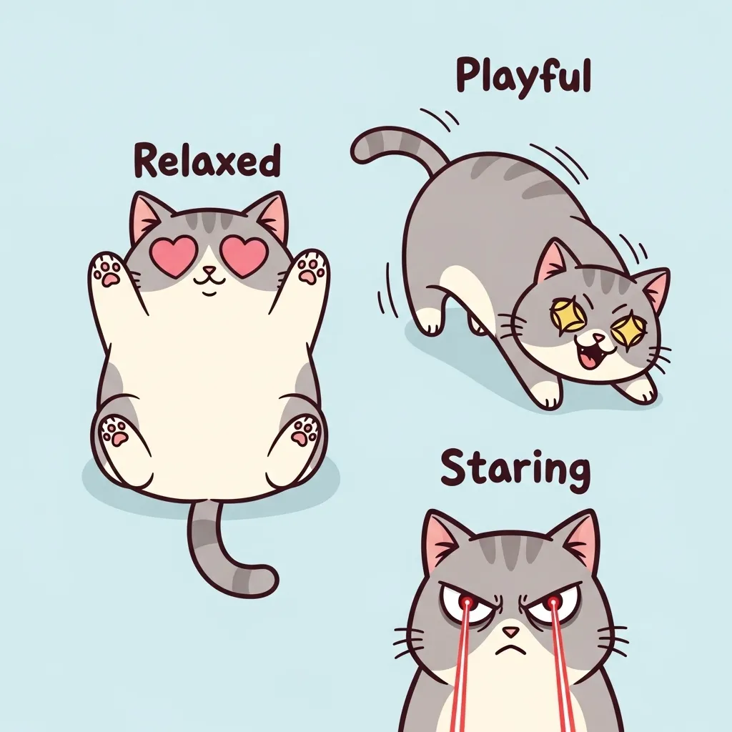 Why Cats Like Belly Rubs 2 Cat belly expose types: relaxed, playful, or ambush?
