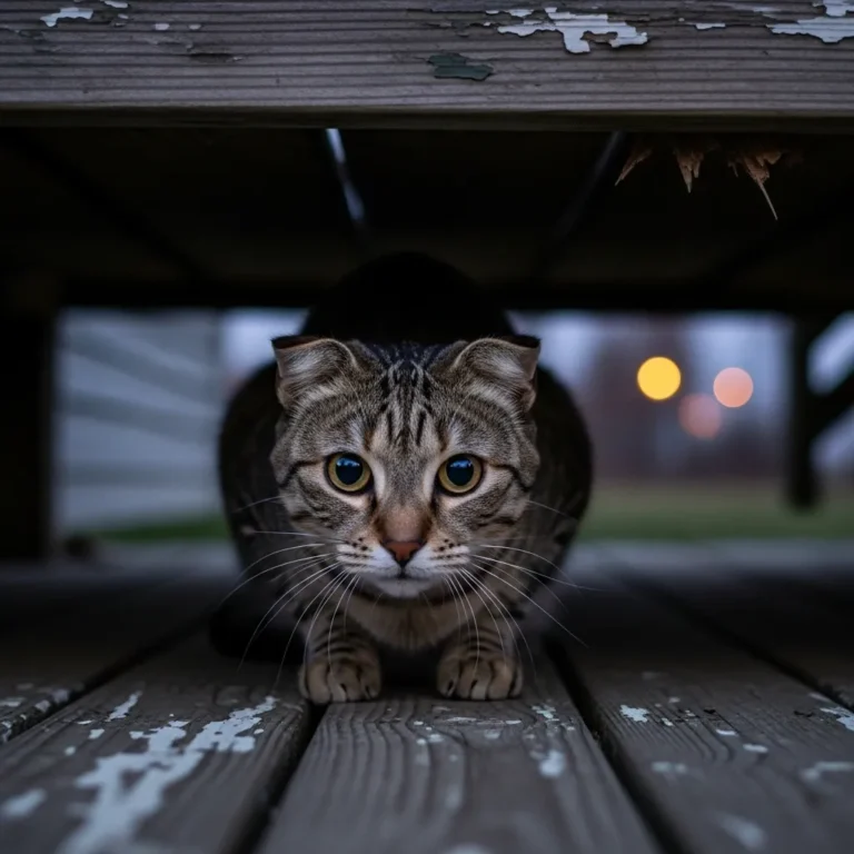 How Long Will a Cat Hide If Scared Outside