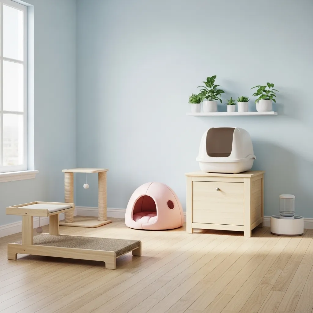  Ideal safe room setup for building trust with a new cat
