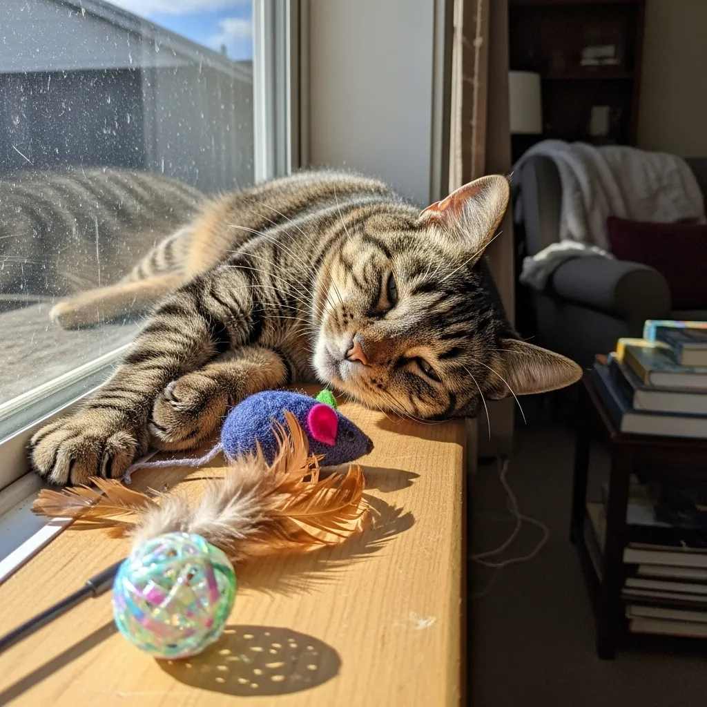  Successful integration of a stray cat into a loving home environment