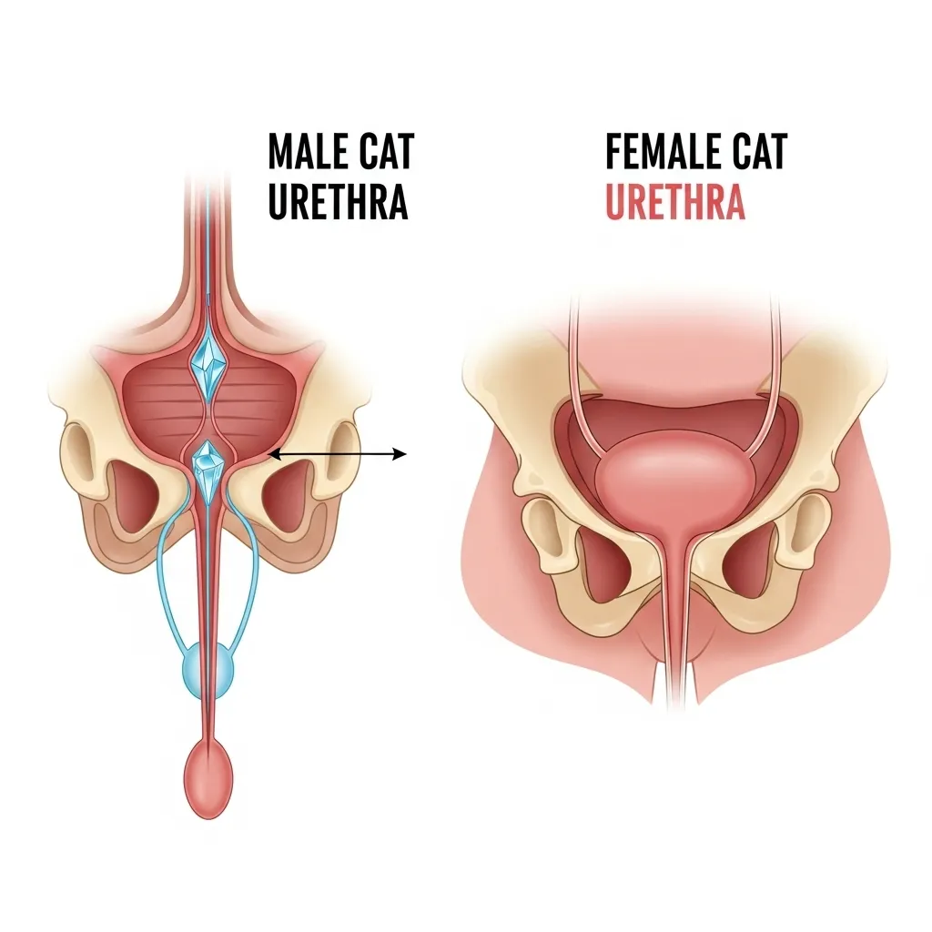 Why male cats are at higher risk of life-threatening urinary blockage