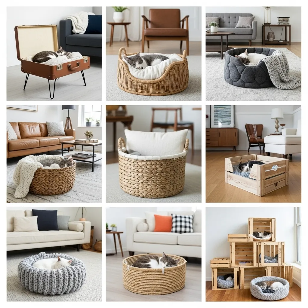 10 stunning DIY cat bed ideas you can build this weekend