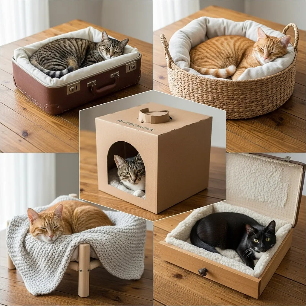 Top 5 most-loved DIY cat beds in 2025 – real cats sleeping in each project