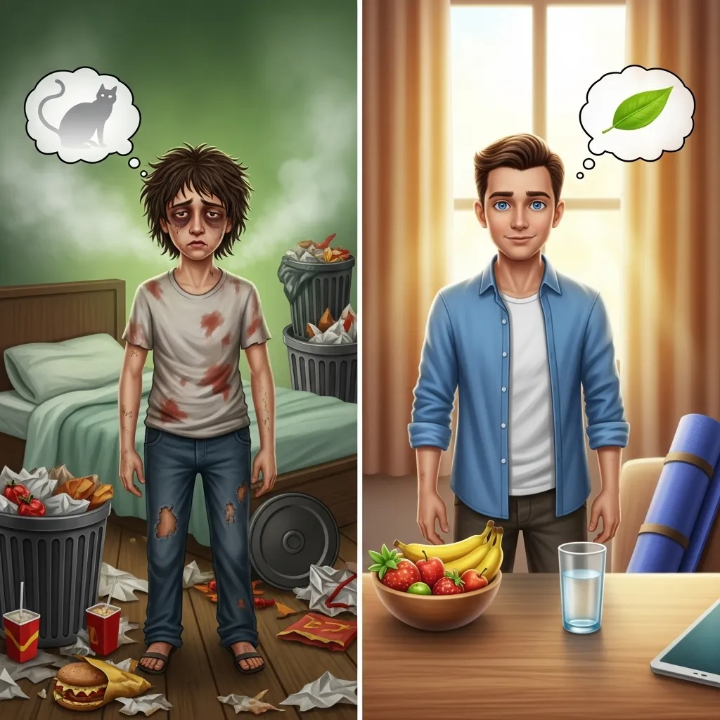 From cat-pee sweat smell to fresh – real diet and hygiene changes