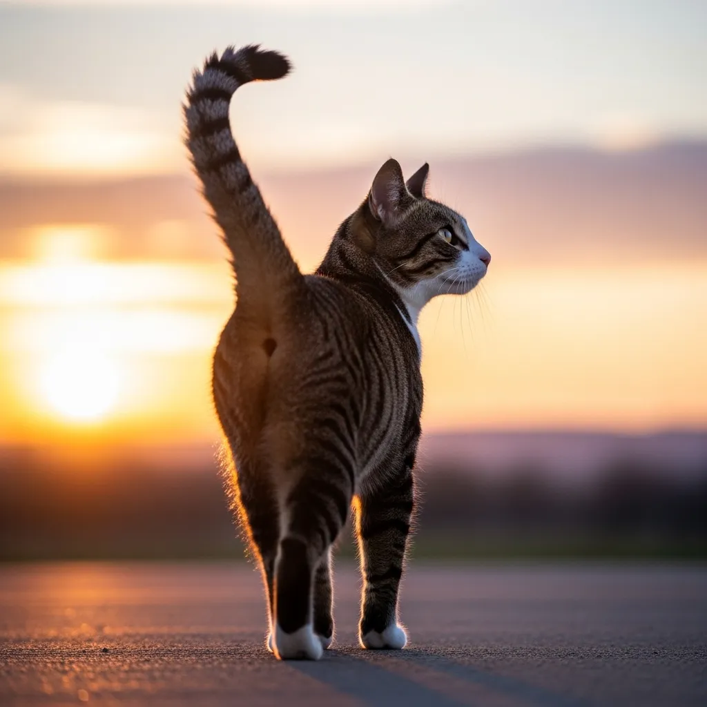 Person releasing a healthy ear-tipped cat back to its colony with text overlay “One cat at a time