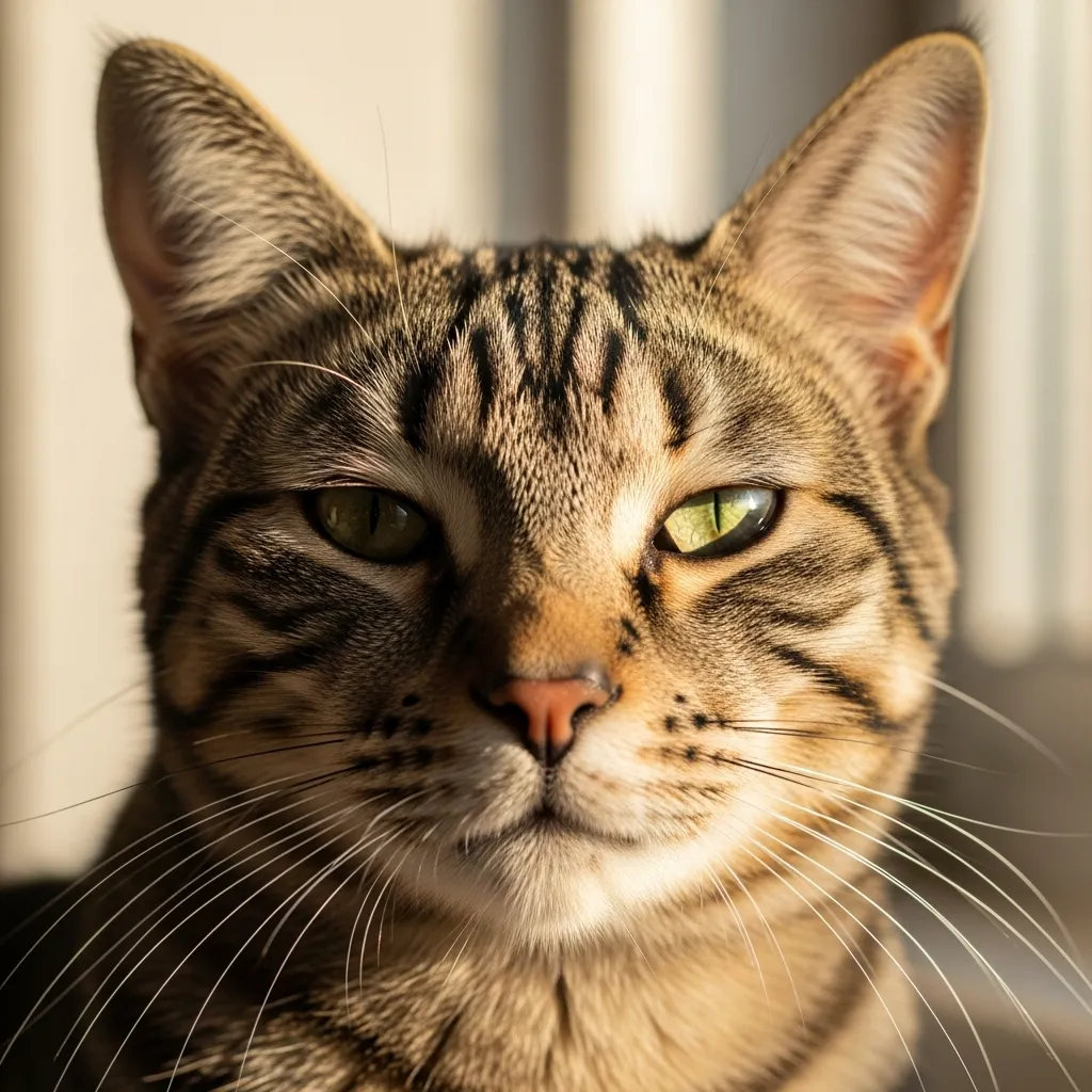 Cat slow blinking to show affection and trust – the feline “I love you”