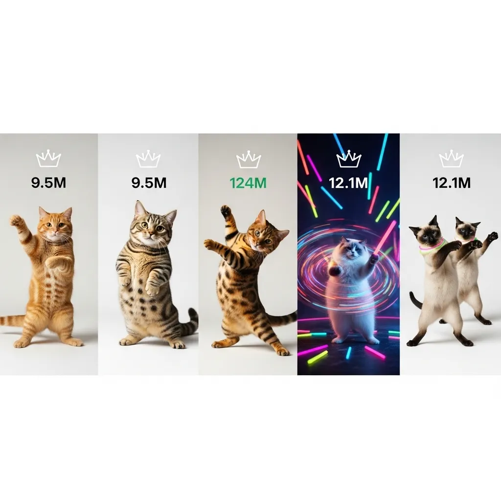 Top 5 viral cat dancing TikTok memes 2025: Disco Dave, Munchkin Moonwalk, Bengal Boogie and more