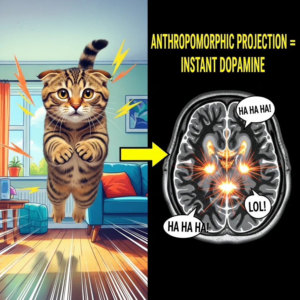 Science behind why cat dancing memes are addictive - brain lights up from anthropomorphic projection
