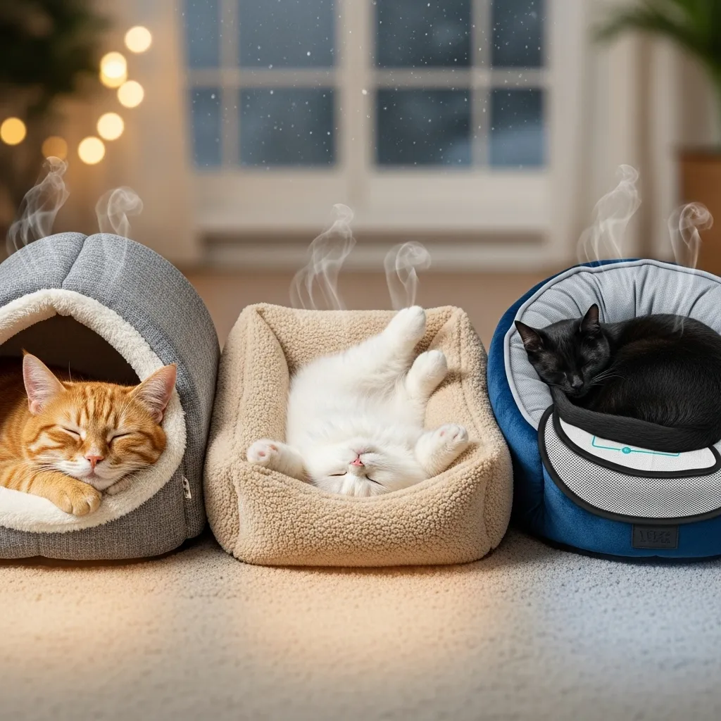 How Cold Is Too Cold for Cats 3 Best heated cat beds for winter comfort