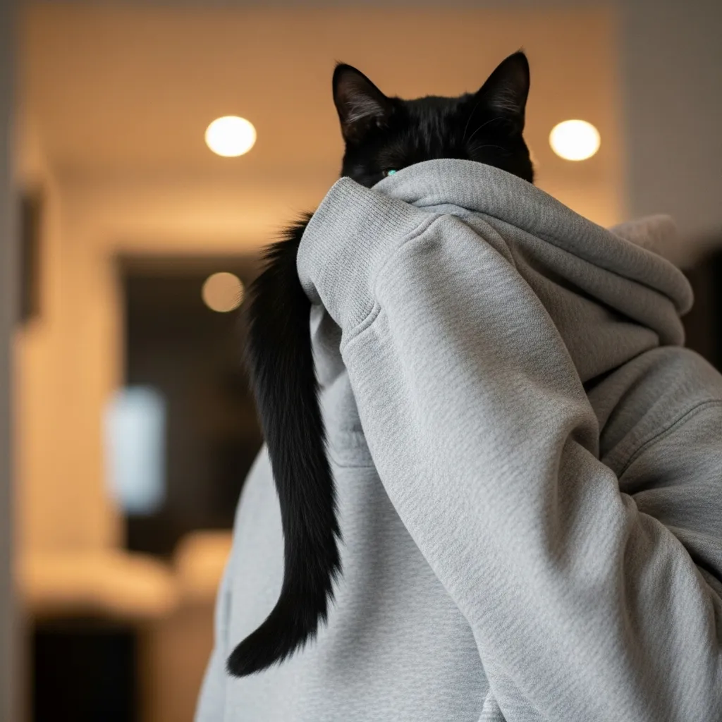 hoodie thief cozy cat meme – the one that got 4.1M saves