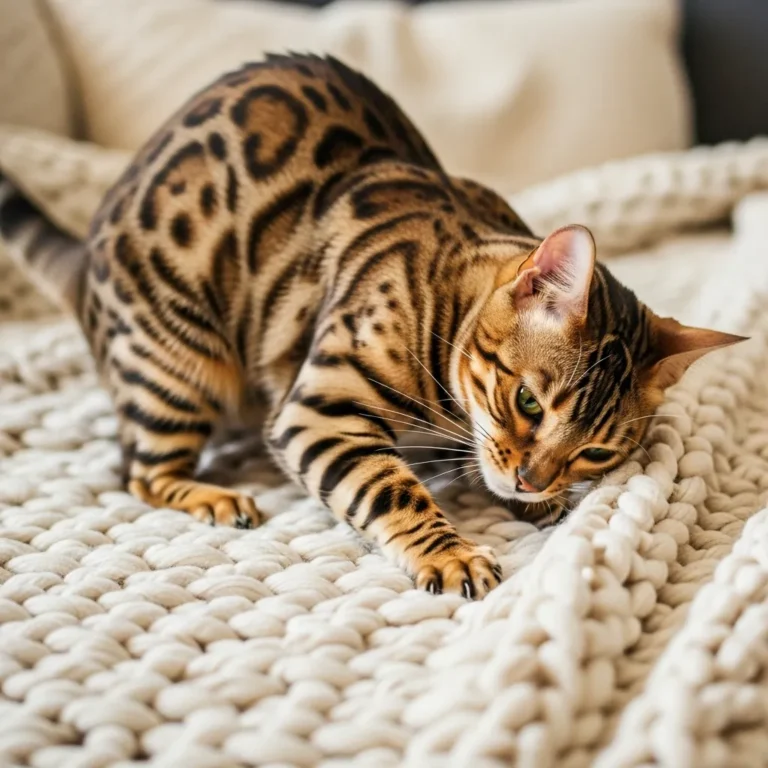 Why Does My Cat Bite the Blanket and Hump