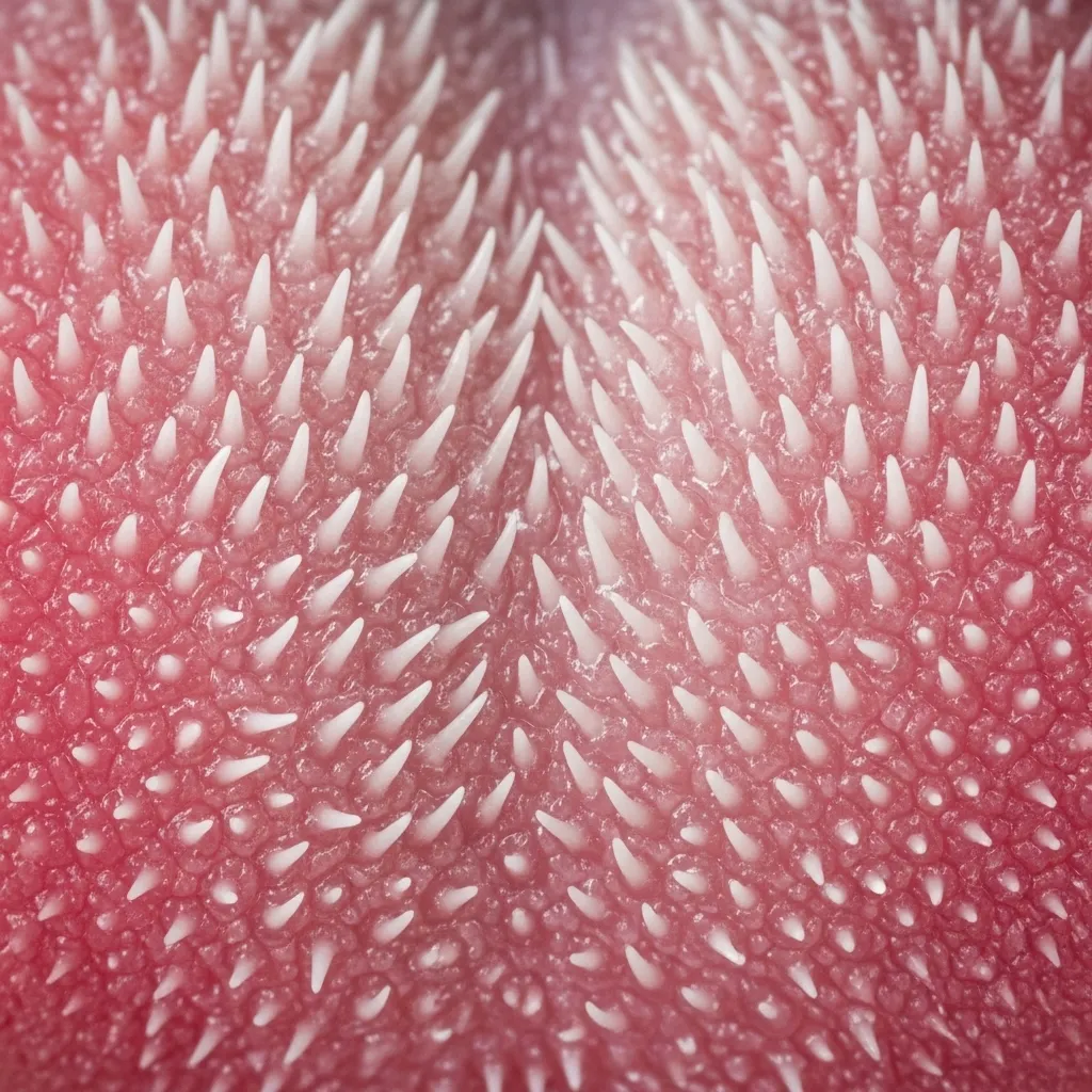 Why Is My Cat Sticking His Tongue Out 2 Close-up of cat tongue anatomy showing the tiny hooks that help with grooming