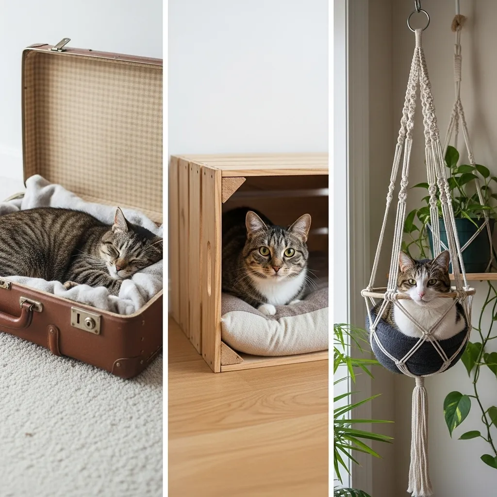 Creating the Perfect Cozy Cat Corner 3 Budget-friendly DIY cozy cat corners using household items