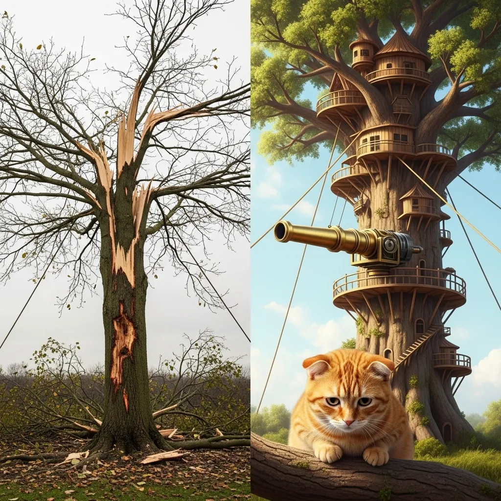 how to cat-proof Christmas tree 2025 fortress method
