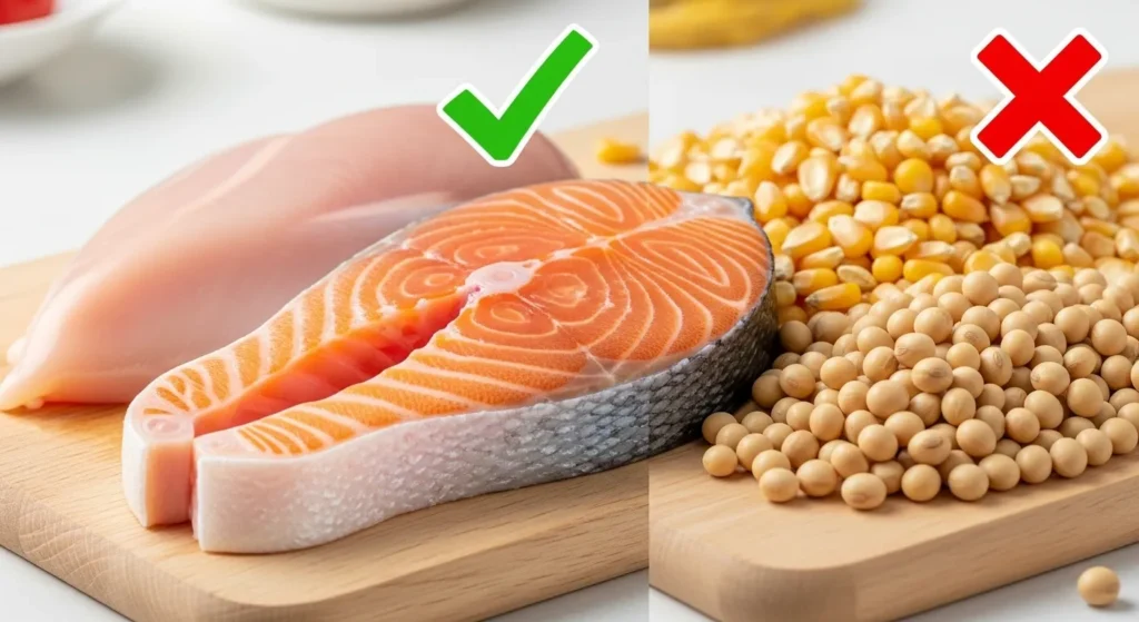 Animal vs plant protein in cat food – digestibility comparison