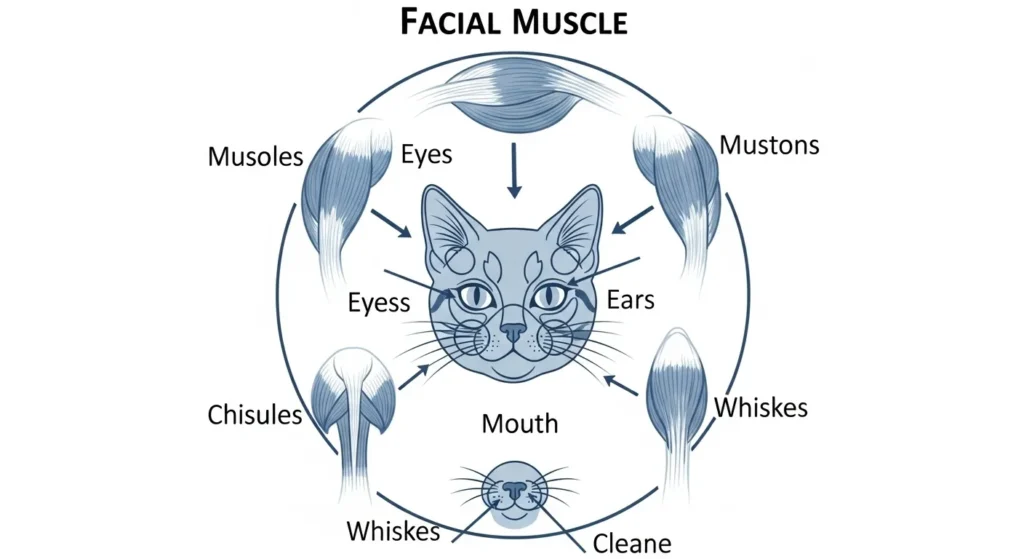Scientific breakdown of cat facial expressions used in funny cat memes and viral cat reactions”