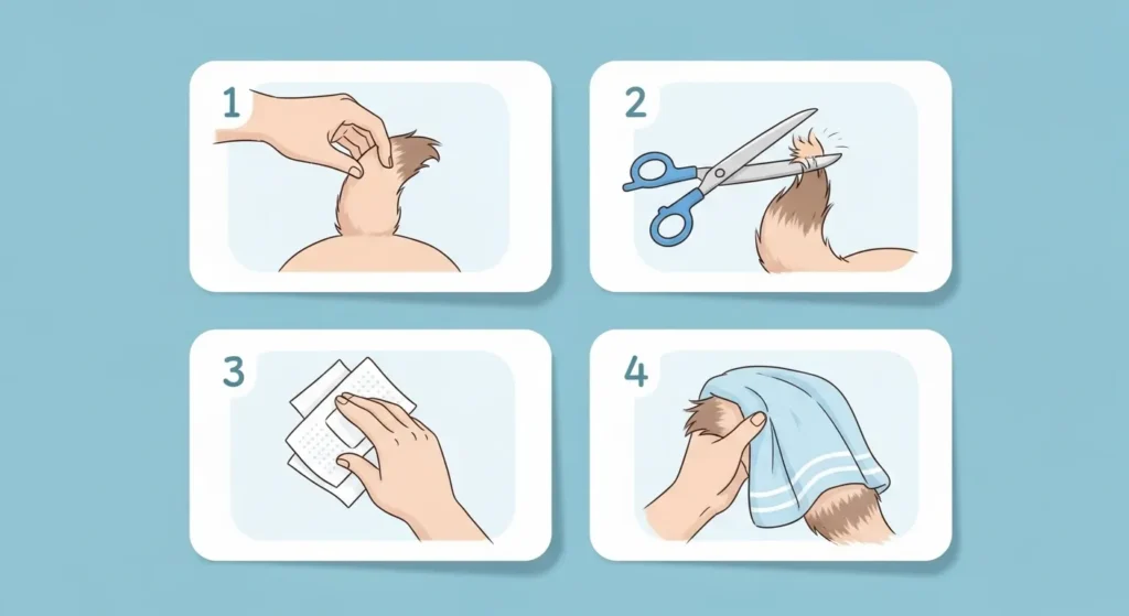 How to clean a cat’s butt step-by-step visuals