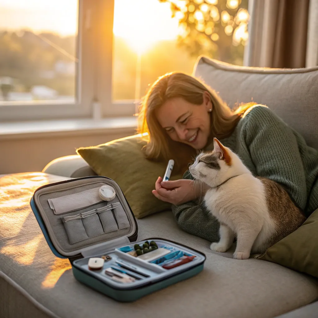 Mastering Cat Insulin Injections 14 Confident cat parent mastering feline diabetes care at home ๐ฑโค๏ธ