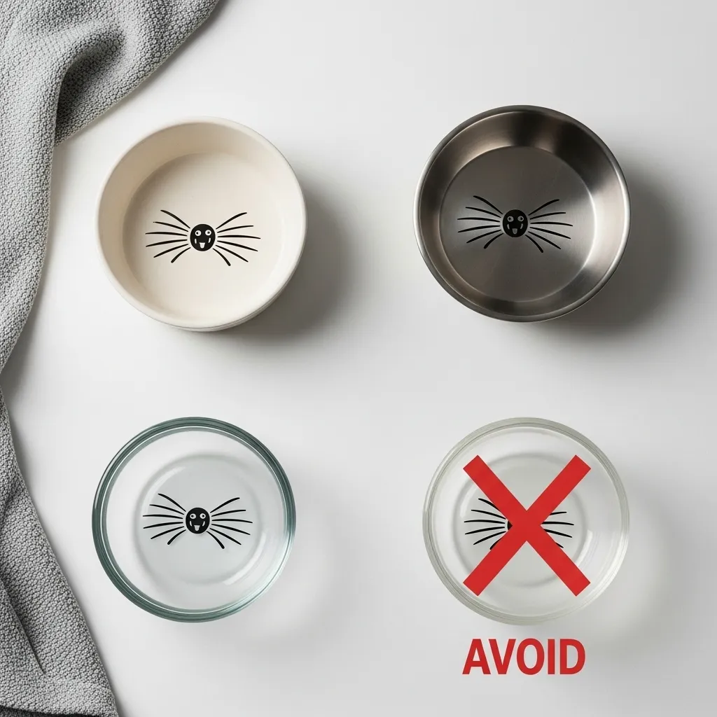 Best water bowl shapes for cats – wide and shallow prevents whisker stress