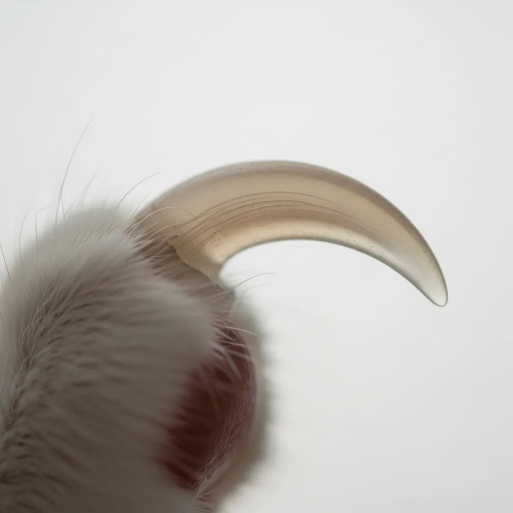Cat claw anatomy showing why scratches burn and get infected easily