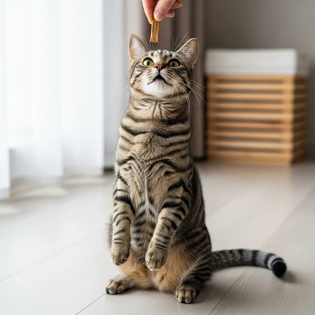 Step-by-step cat training — how to teach your cat to sit in under 5 minutes