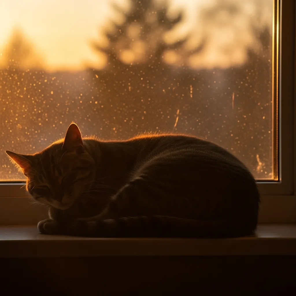 Many cats pass quietly in their sleep when heart disease or other conditions reach end stage