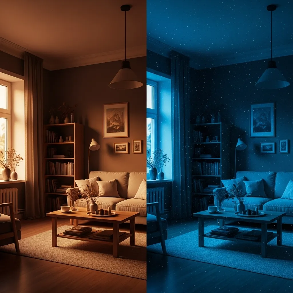 What a plain wall looks like to a cat vs to a human – ultraviolet vision explained